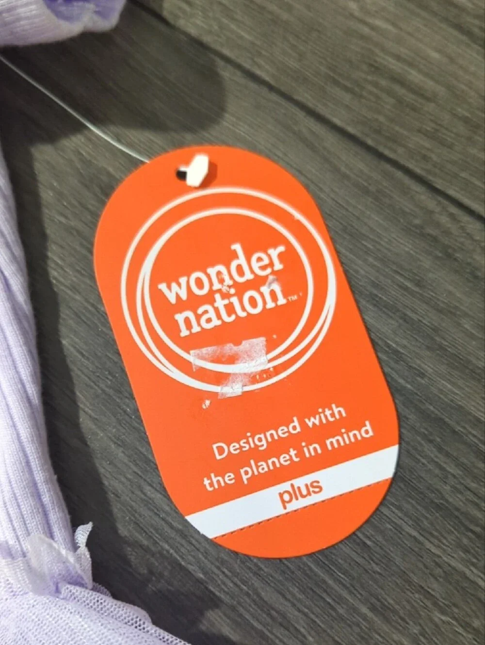Wonder Nation Light Lilac Ribbed Dress Size L Plus